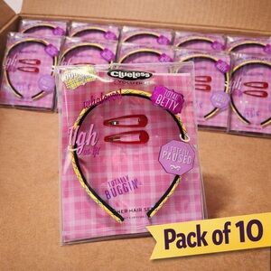 💖 Clueless x Makeup Revolution Cher Hair Set | LOT OF 10 | NEW